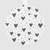 Zoete eigenaars in Love Romantic Custom Couples Ornament (achterkant)