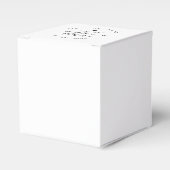 Zoete Einde Nieuwe Beginnen Elegant Script Trouwen Bedankdoosjes (Voorkant Zijde)