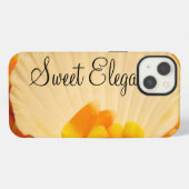 Zoete Elegantie iPhone 6 hoezen Candy Corn Shell Hoesje (Achterkant horizontaal)