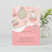 Zoete elegantie Pasen Kaart (Staand voorkant)