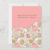 Zoete elegantie Pasen Kaart (Achterkant)