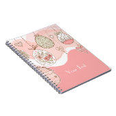 Zoete elegantie Pasen Notitieboek (Rechterzijde)