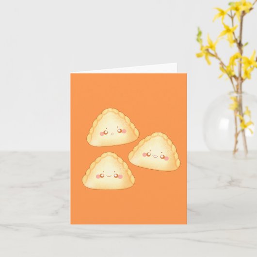 Zoete Empanadas De Leche Kaart (Gele Bloem)