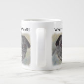 ZOETE EN AARDIGE PUG GROTE KOFFIEKOP (Achterkant)