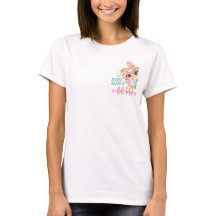 Zoete en brutale Pasen dames shirt