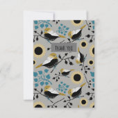 Zoete en ciudecichorei en bessen bedankkaart (Voorkant)