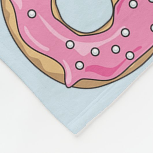 Zoete en kleurrijke Frosted Donuts Fleece Deken (Hoek)