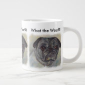 ZOEte EN LIEFe PUG Grote Koffiekop (Rechts)