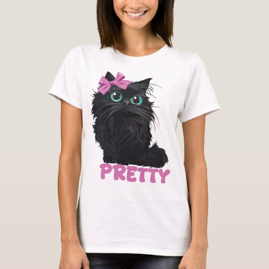 Zoete en Mooie Kat 🐱 T-shirt (Voorkant)