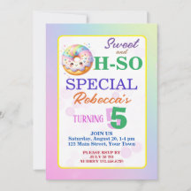 Zoete en Oh-Zo Speciale Verjaardags Donut