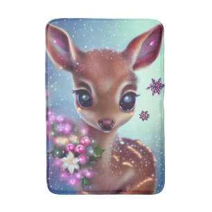 Zoete en Schattige Baby Deer Badmat