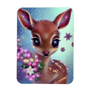 Zoete en Schattige Baby Deer Magneet
