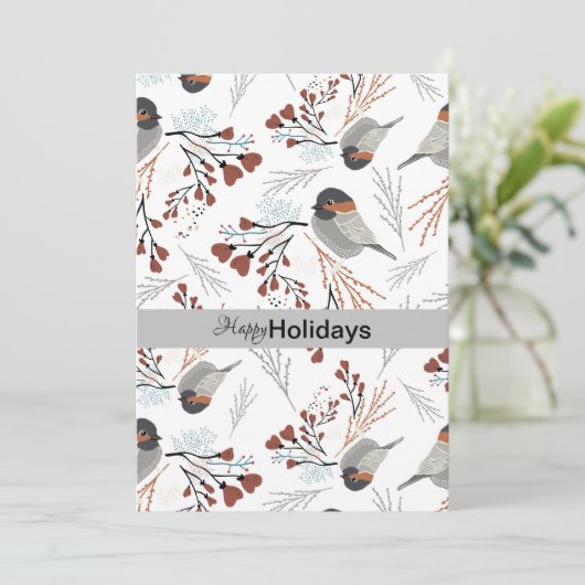 Zoete En Schattige Meesjes Met Hartjes Feestdagenkaart (Staand voorkant)