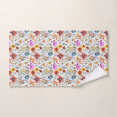 Zoete en Schattige Wildbloemen & Hedgehog Pattern Bad Handdoek (Handdoek)
