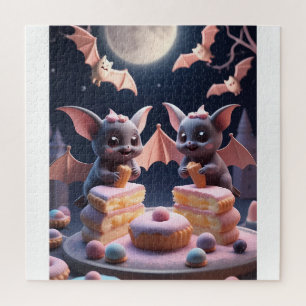 Zoete & enge Vleermuis Banketbakkerij Kunst Legpuzzel