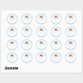 Zoete Engel Doop Eerste Communie Party Favor Ronde Sticker (Vel)