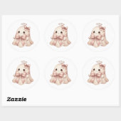 Zoete Engel Geest met Boog & Halo Sticker (Vel)