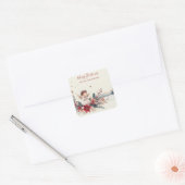 Zoete Engel van Kerst sticker (Envelop)