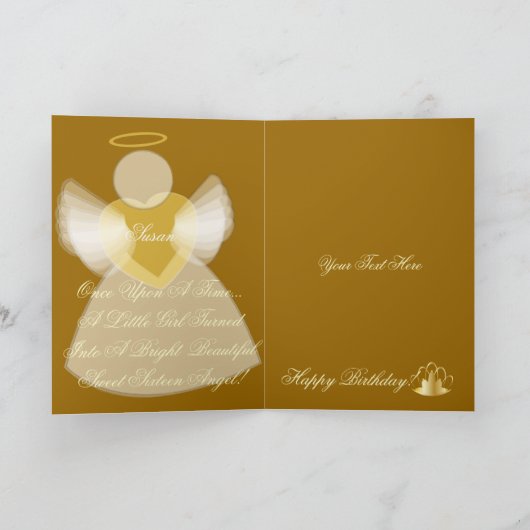 Zoete Engel Zestien! - Pas aan (Binnen)