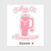 Zoete Epische Trendy Bekercaccessoires Leuke Ontwe Sticker (Vel)