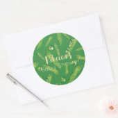 Zoete erwt baby shower Sticker (Envelop)