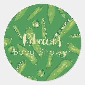 Zoete erwt baby shower Sticker