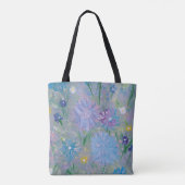 Zoete Erwt Bloemen Canvas tas (Achterkant)