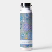 Zoete Erwt Bloemen Custom Water Fles (Voorkant)