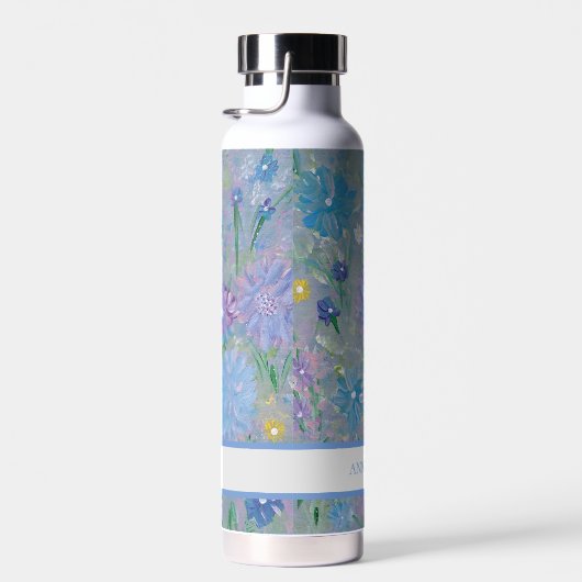 Zoete Erwt Bloemen Custom Water Fles (Rechts)