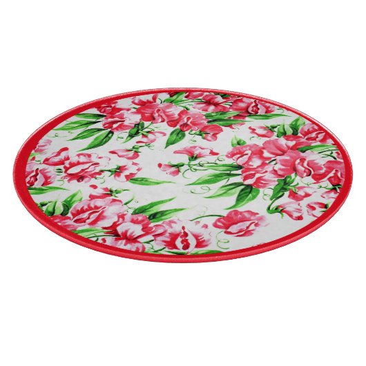  Zoete Erwt Bloemen met Rand Snijplank (Hoek)