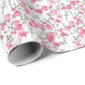 Zoete Erwt: bloemenzomertextuur. Cadeaupapier (Rol Hoek)