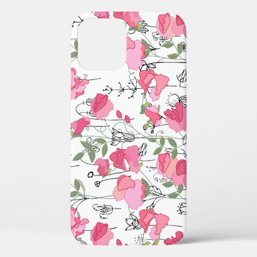 Zoete Erwt: bloemenzomertextuur. Case-Mate iPhone Case (Achterkant)