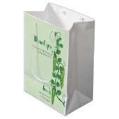 Zoete erwt dank u medium cadeauzakje (Voorkant Gekanteld)