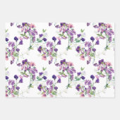 Zoete Erwt Felicitaties Inpakpapier Vellen (Voorkant)