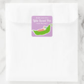 Zoete Erwt in een Pod (Paarse) Stickers (Tas)