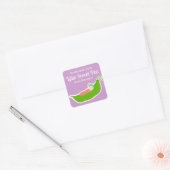 Zoete Erwt in een Pod (Paarse) Stickers (Envelop)