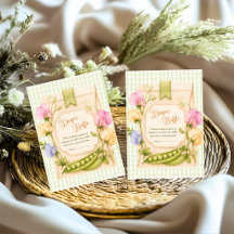 Zoete Erwt Luiers Verlotingszakje met Bloemen Ging