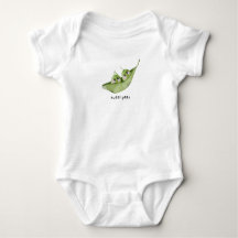 Zoete Erwten Baby Bodysuits