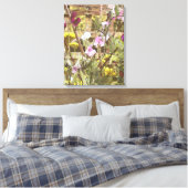 ZOETE ERWTEN BLOEMEN CANVAS AFDRUK (Insitu (Slaapkamer))