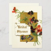 zoete erwten bruiloft vrijgezellenfeest kaart (Voorkant / Achterkant)