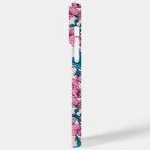 Zoete erwten en hommels, roze en blauw Case-Mate iPhone case (Achterkant / Links)