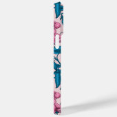 Zoete erwten en hommels, roze en blauw Case-Mate iPhone case (Achterkant / Rechts)