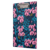 Zoete erwten en hommels, roze en blauw klembord (Links)