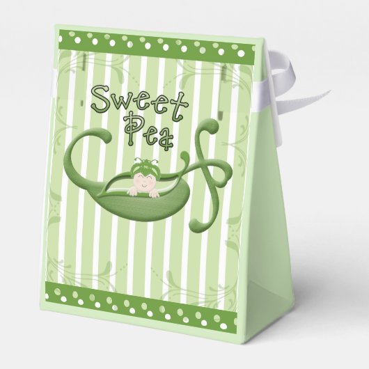 Zoete Erwten Favor Dozen Bedankdoosjes (Achterkant)