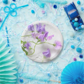 Zoete erwten papieren bordje (Feest)