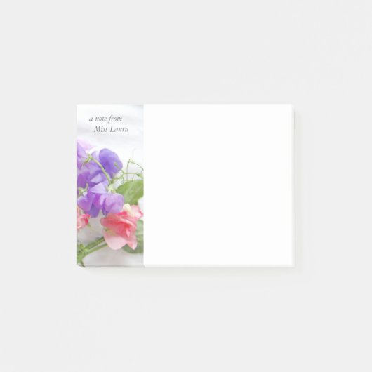 Zoete erwten post-it® notes (Voorkant)