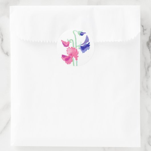 Zoete Erwten Stickers (Tas)