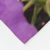 Zoete erwtenbloemen in bloei fleece deken (Hoek)