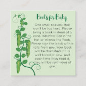 Zoete erwtenboeken voor baby informatiekaartje (Voorkant)