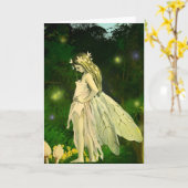 Zoete Faerie - de Kaart van Groeten door Neil (Gele Bloem)